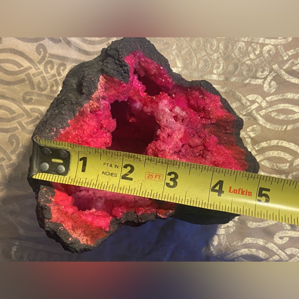 Pink Extra Large Dyed Geode - Picture 4 of 9